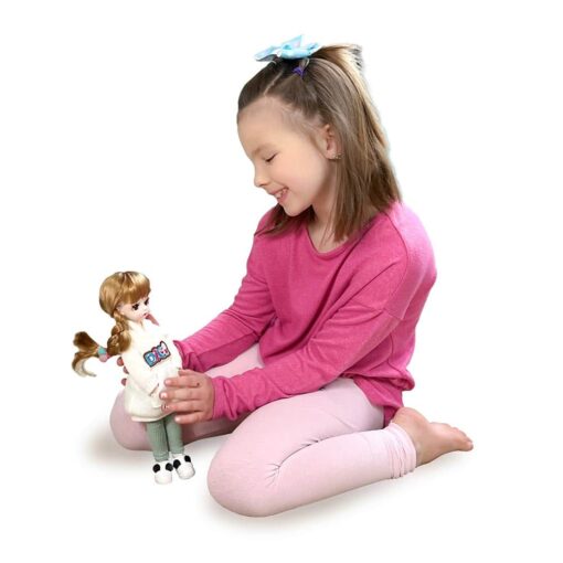 Set of 2 Dolls for Funphix Sets-11.8 Inches with Movable Joints - Image 2