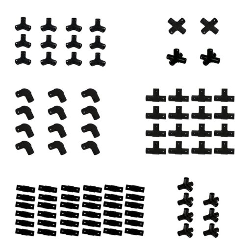 Funphix Add-on 87 Pc Bundle of Assorted Connectors for Tubes