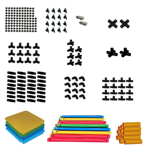 Funphix Complete 289 Pcs Add-on Bundle with Tubes, Panels, Screws, Connectors + Surprise Gift in the Value of $50/Free Shipping