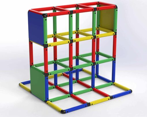 Funphix "Classic" 316 Piece Construction Toy Set - Building Play-Structures for Indoors & Outdoors - Fun & Educational Learning Toys for Ages 2 to 12 - Image 4