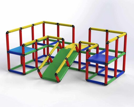 Funphix "Jumbo" 467 Piece Construction Toy Set - Building Play-Structures for Indoors & Outdoors - Fun & Educational Learning Toys for Ages 2 to 12 - Image 3