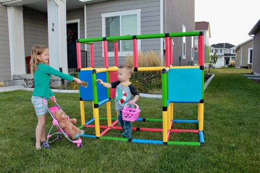 Funphix "Classic" 316 Piece Construction Toy Set - Building Play-Structures for Indoors & Outdoors - Fun & Educational Learning Toys for Ages 2 to 12 - Image 2