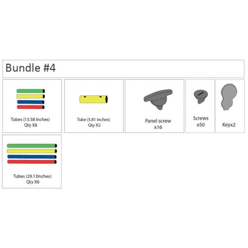 Set of Long and Short tubes and Screws - Image 2