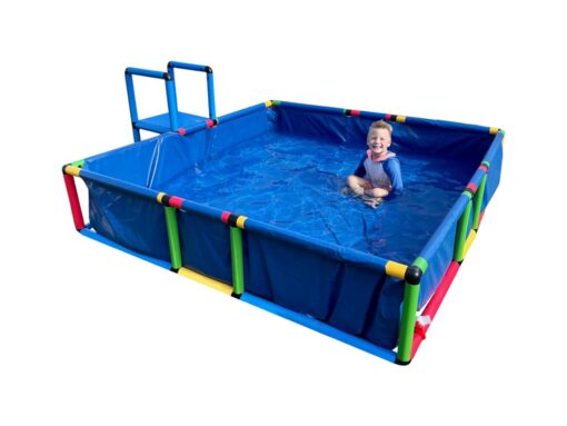 Funphix Build 'n' Splash Buildable Swimming Pool - Outdoor Building Toy Pool, Ball Pit, Sandpit - Connects with Other Funphix Sets - Image 4
