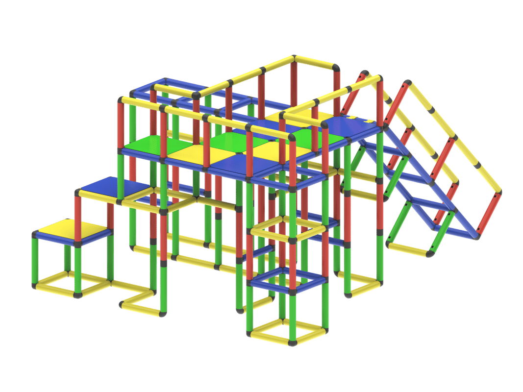 Mega 4Story Playhouse Fun Set for Children 5yrs and Up Indoor and