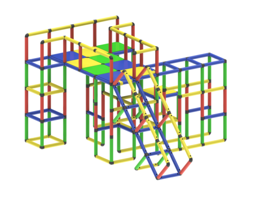 Mega 4-Story Playhouse Fun Set for Children 5yrs and Up | Indoor and  Outdoor Playsets & Slides - Image 8