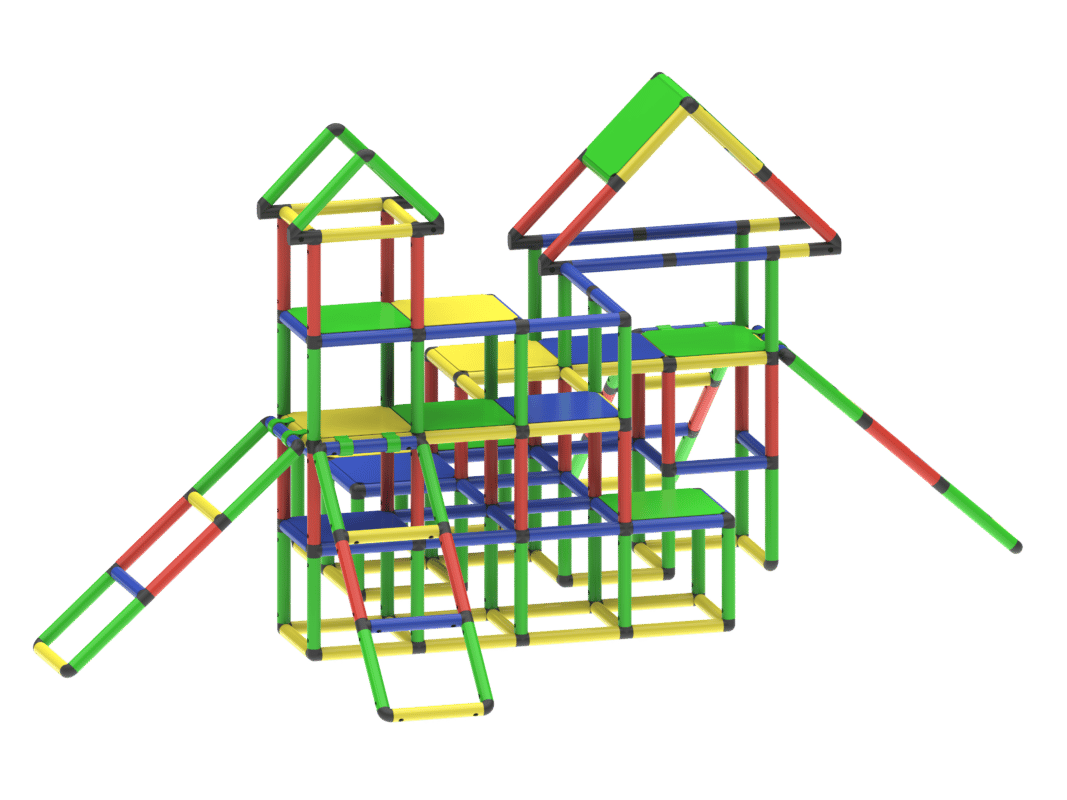 Mega 4Story Playhouse Fun Set for Children 5yrs and Up Indoor and