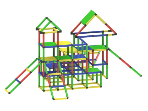 Mega 4-Story Playhouse Fun Set for Children 5yrs and Up | Indoor and  Outdoor Playsets & Slides - Image 5