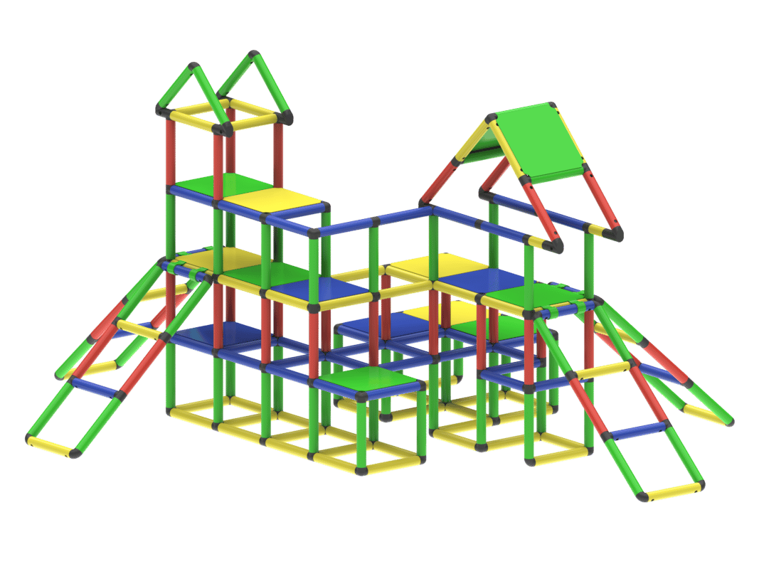 Mega 4Story Playhouse Fun Set for Children 5yrs and Up Indoor and