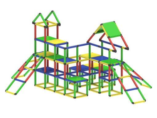 Mega 4-Story Playhouse Fun Set for Children 5yrs and Up | Indoor and  Outdoor Playsets & Slides - Image 6