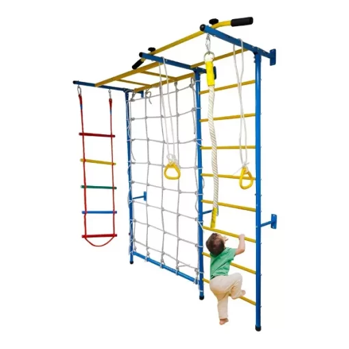 Funphix 7 In 1 Swedish Ladder Wall Gym Set - Large - Image 3