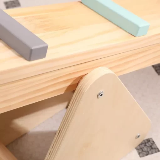 Funphix Wooden 2 in 1 Seesaw and Balance Beam - Image 4