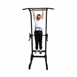 Funphix Pull Up Bar Station and Adjustable Power Tower Dip: Home Gym Exercise