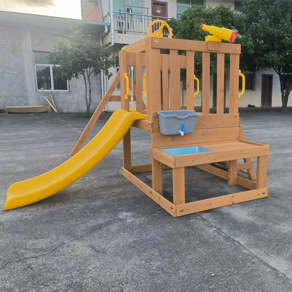 Funphix Kids Playhouse with Slide, Swing and Water Play Box - Image 8