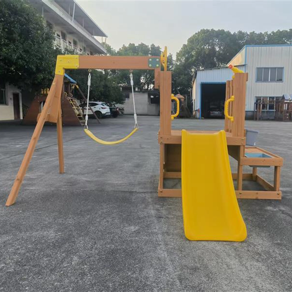 Funphix Kids Playhouse with Slide, Swing and Water Play Box