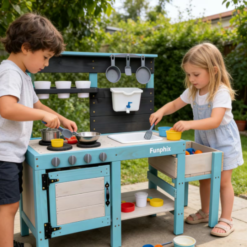 Funphix Indoor/Outdoor Mud Kitchen Playset for Kids