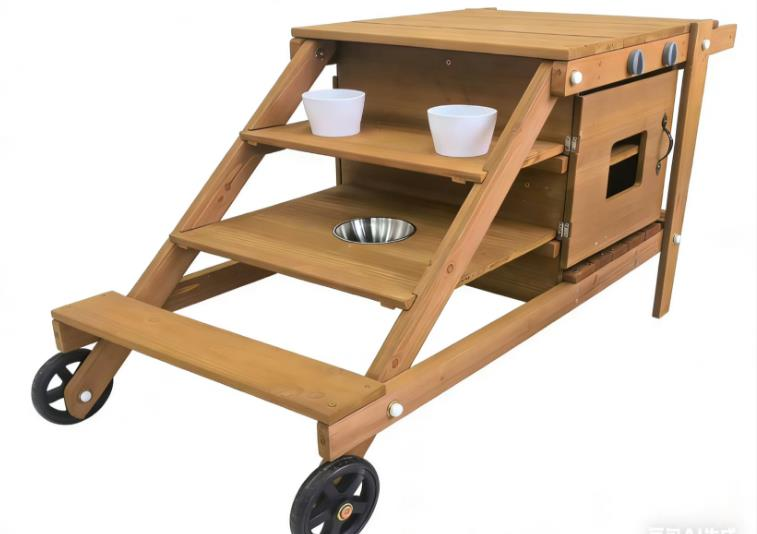 Funphix Mud Kitchen On Wheels for Kids - Image 6